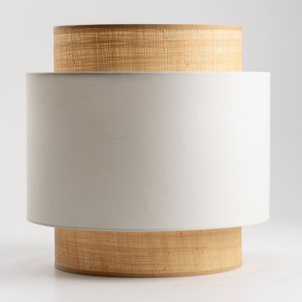Brilagi - LED påbygningslampe CERIA 1xE27/60W/230V Ø 40 cm sort/beige/hvid