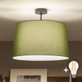 Brilagi - LED påbygningslampe CERIA 1xE27/60W/230V Ø 45 cm sort/grøn