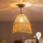 Brilagi - LED påbygningslampe CERIA BOHO 1xE27/60W/230V Ø 30 cm sort/brun