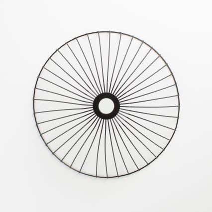 Brilagi - LED påbygningslampe CERIA WIRE 1xE27/40W/230V Ø 45 cm sort