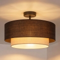 Brilagi - LED-påbygningsloftlampe BOHO ECO 1xE27/10W/230V Ø 40 cm brun/creme