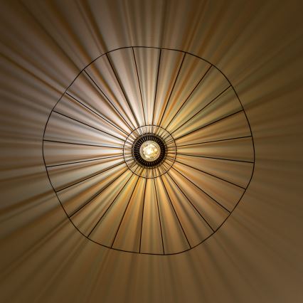 Brilagi - LED påbygningsloftlampe CERIA WIRE 1xE27/40W/230V Ø 80 cm sort