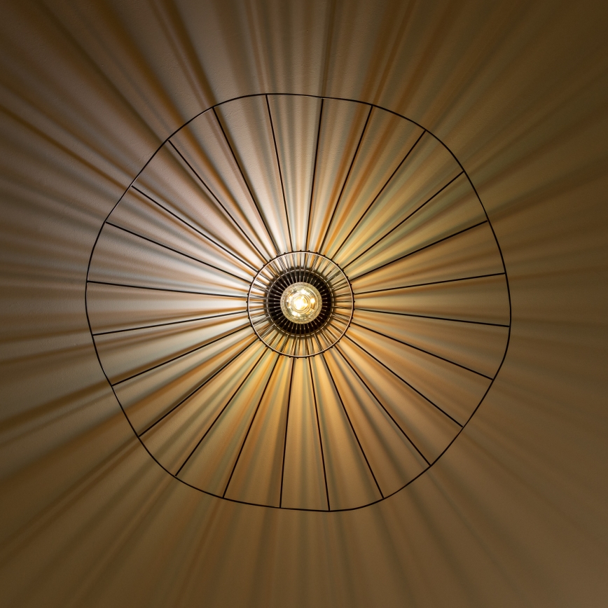 Brilagi - LED påbygningsloftlampe CERIA WIRE 1xE27/40W/230V Ø 80 cm sort