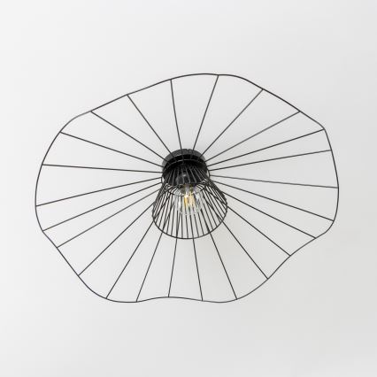 Brilagi - LED påbygningsloftlampe CERIA WIRE 1xE27/40W/230V Ø 80 cm sort