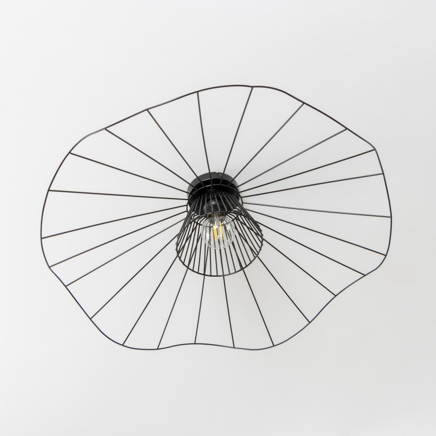 Brilagi - LED påbygningsloftlampe CERIA WIRE 1xE27/40W/230V Ø 80 cm sort