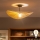 Brilagi - LED påmonteret loftlampe CERIA BOHO 1xE27/60W/230V Ø 60 cm sort/beige