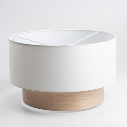 Brilagi - LED påmonteret lysekrone CERIA 1xE27/40W/230V Ø 50 cm hvid/beige