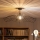 Brilagi - LED påmonteret lysekrone CERIA WIRE 1xE27/60W/230V Ø 80 cm sort