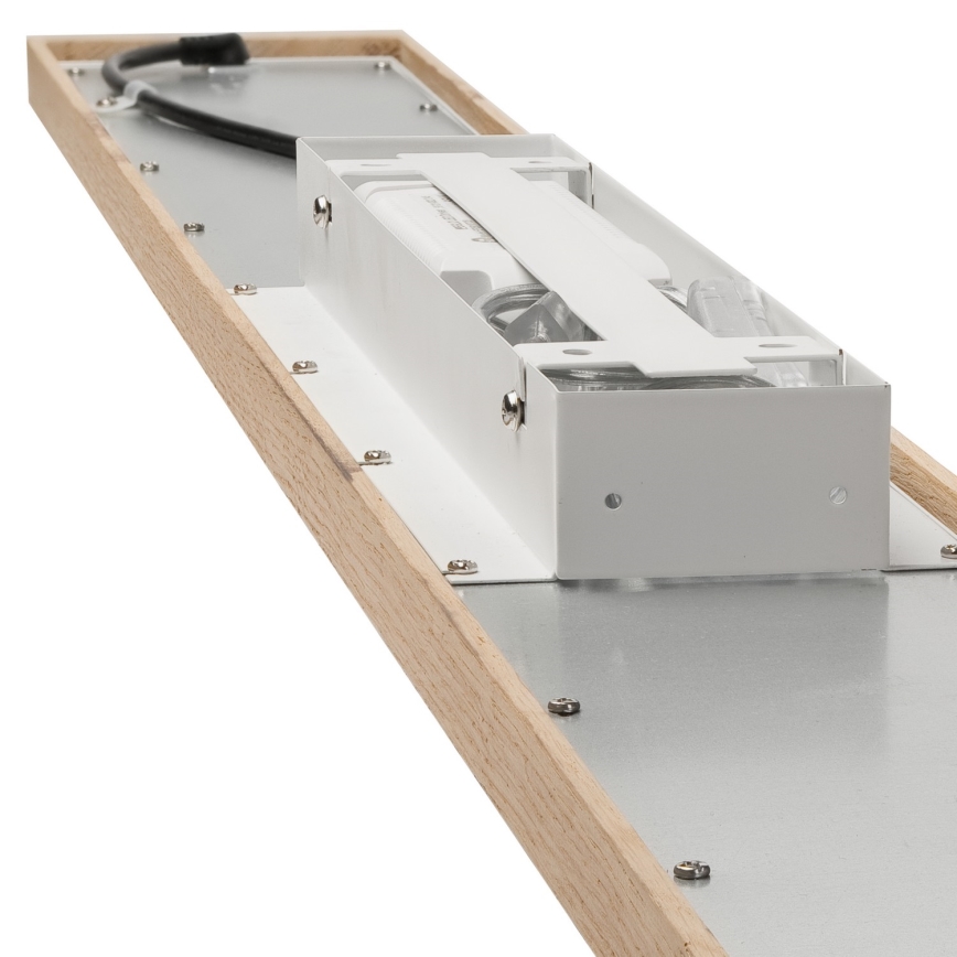 Brilagi - LED RGBW Panel dæmpbart WOODY FRAME LED/34W/230V 11,5x123 cm 2700-6500K eg + fjernbetjening
