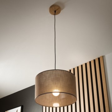 Brilagi - LED Pendel ANTHONY 1xE27/60W/230V eg/brun