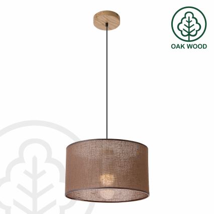 Brilagi - LED Pendel ANTHONY 1xE27/60W/230V eg/brun