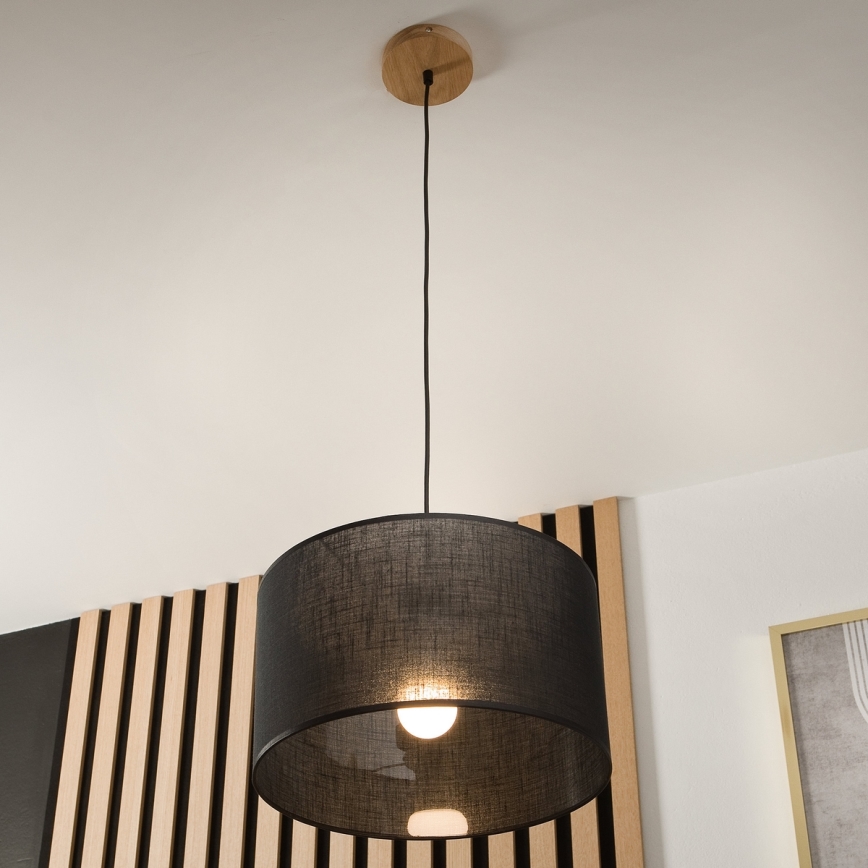 Brilagi - LED Pendel ANTHONY 1xE27/60W/230V eg/sort