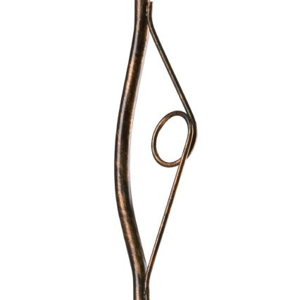 Brilagi - LED pendel ANTICO 1xE27/60W/230V bronzefarvet patina