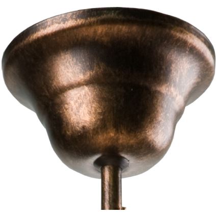 Brilagi - LED pendel ANTICO 1xE27/60W/230V bronzefarvet patina