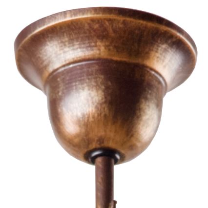 Brilagi - LED pendel ANTICO 1xE27/60W/230V bronzefarvet patina
