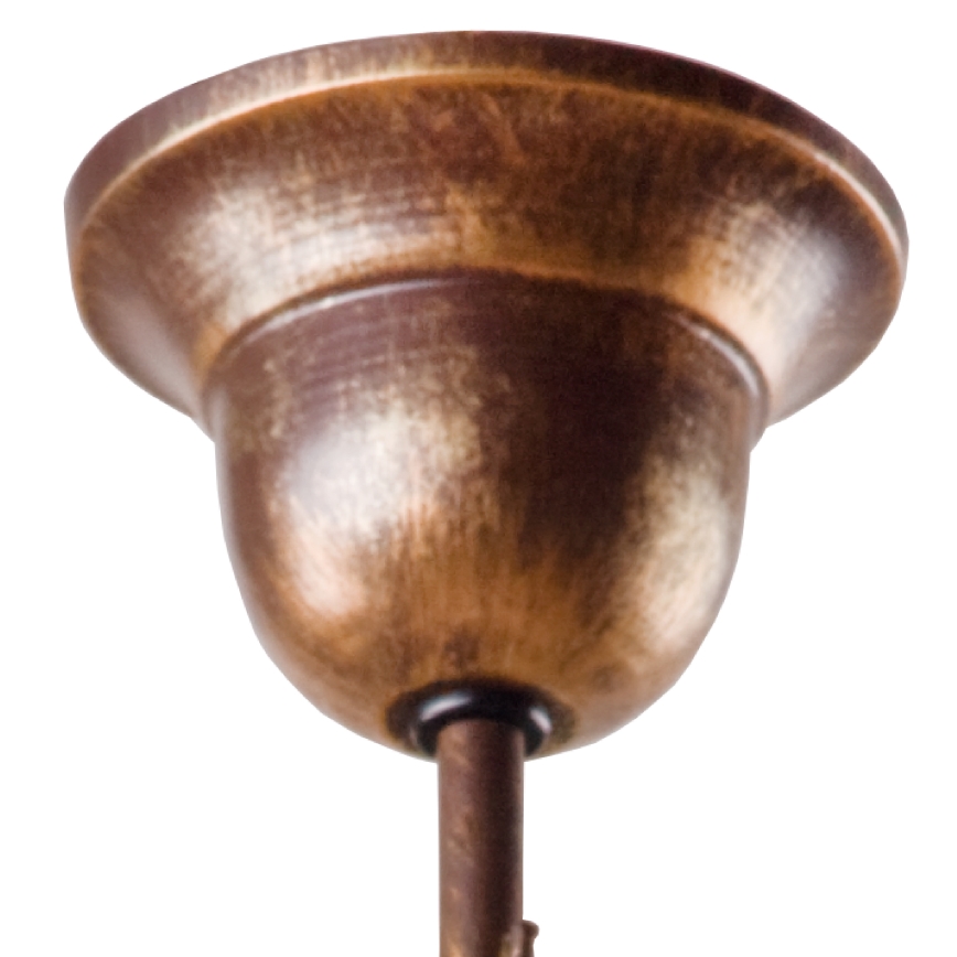 Brilagi - LED pendel ANTICO 1xE27/60W/230V bronzefarvet patina