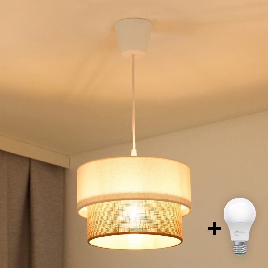 Brilagi - LED pendel BOHO STYLE 1xE27/15W/230V diameter 25 cm