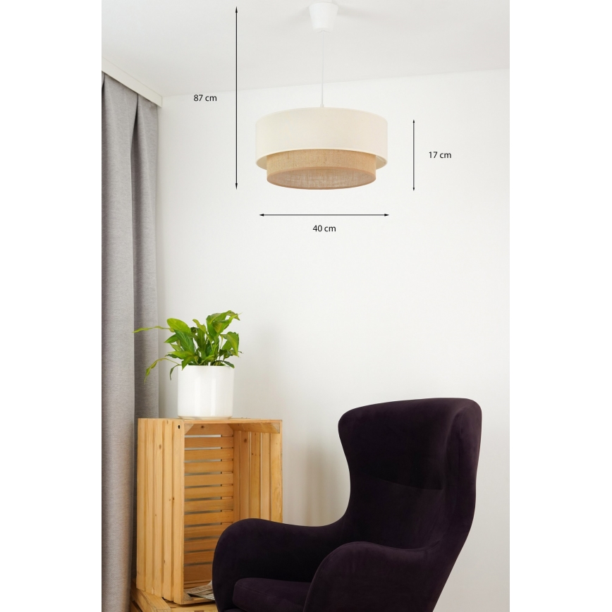 Brilagi - LED pendel BOHO STYLE 1xE27/15W/230V diameter 40 cm