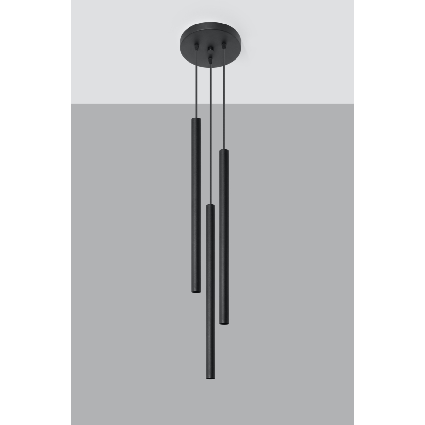 Brilagi -  LED pendel DRIFA 3xG9/4W/230V sort