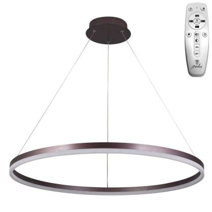 Brilagi - LED pendel dæmpbar CIRCLE LED/55W/230V 3000-6500K brun + fjernbetjening