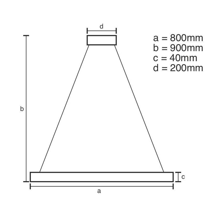 Brilagi - LED pendel dæmpbar CIRCLE LED/55W/230V 3000-6500K guldfarvet + fjernbetjening
