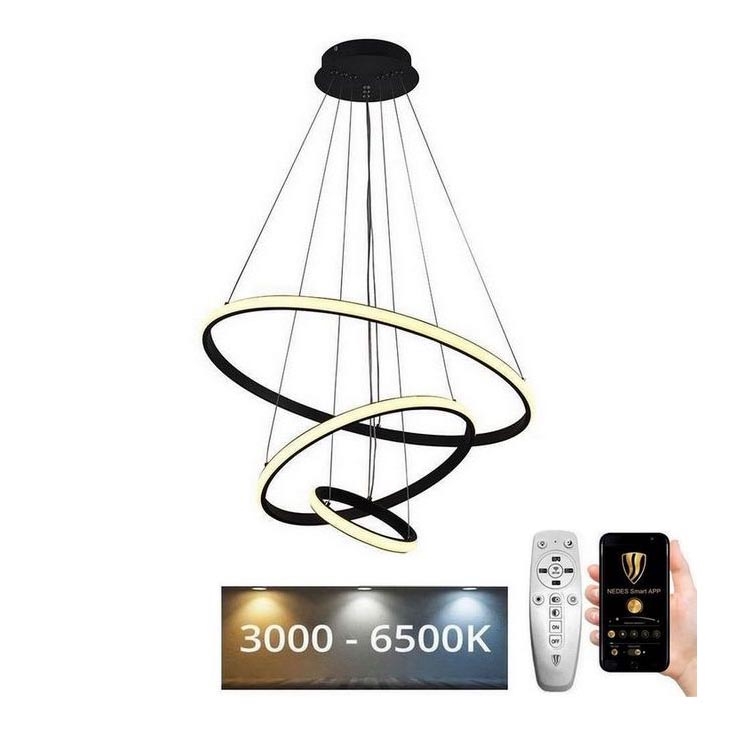 Brilagi - LED pendel dæmpbar CIRCLE LED/90W/230V 3000-6500K + fjernbetjening
