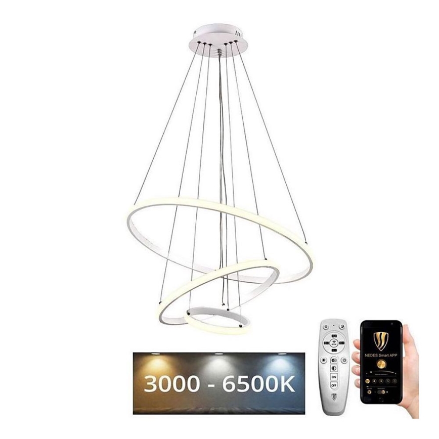 Brilagi - LED pendel dæmpbar CIRCLE LED/90W/230V 3000-6500K + fjernbetjening