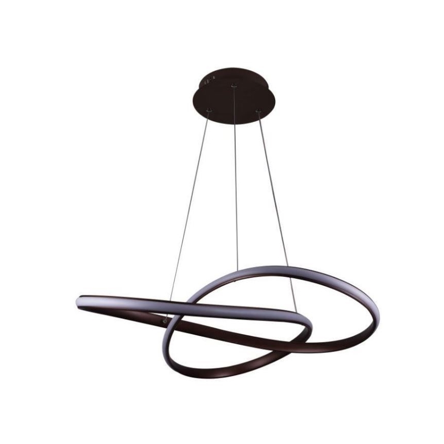 Brilagi - LED pendel dæmpbar COSMOWAVE LED/70W/230V 3000-6500K brun + fjernbetjening