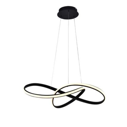 Brilagi - LED pendel dæmpbar COSMOWAVE LED/70W/230V sort + fjernbetjening