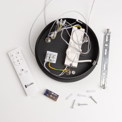 Brilagi - LED pendel dæmpbar FALCON LED/80W/230V 3000-6500K sort + fjernbetjening