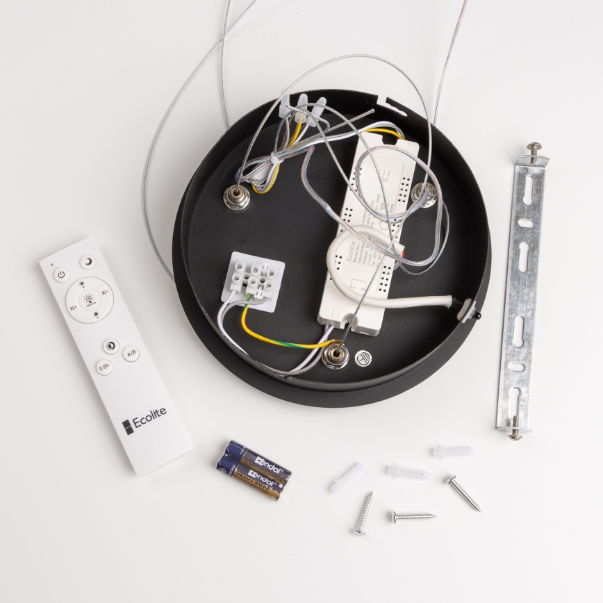 Brilagi - LED pendel dæmpbar FALCON LED/80W/230V 3000-6500K sort + fjernbetjening
