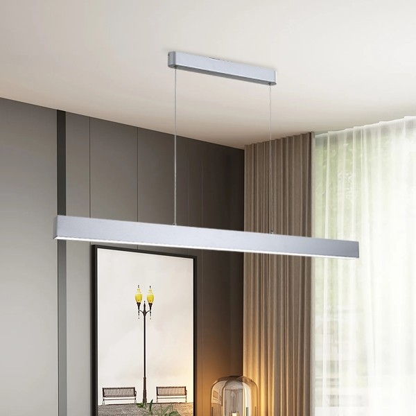 Brilagi - LED pendel dæmpbar SLEEKLINE SMART LED/40W/230V 3000-6000K Wi-Fi Tuya sølvfarvet + fjernbetjening