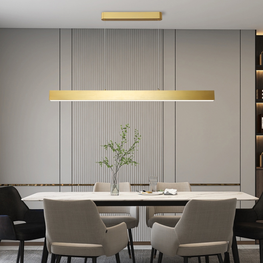 Brilagi - LED pendel dæmpbar SLEEKLINE SMART LED/40W/230V 3000-6000K Wi-Fi Tuya guldfarvet + fjernbetjening