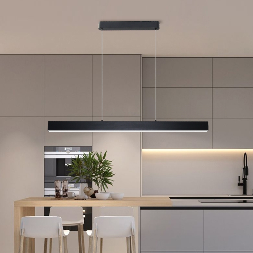 Brilagi - LED pendel dæmpbar SLEEKLINE SMART LED/40W/230V 3000-6000K Wi-Fi Tuya sort + fjernbetjening