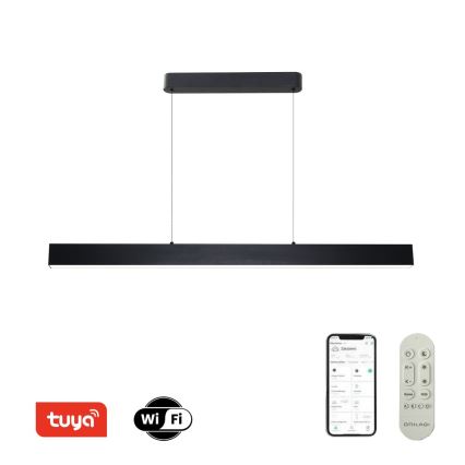 Brilagi - LED pendel dæmpbar SLEEKLINE SMART LED/40W/230V 3000-6000K Wi-Fi Tuya sort + fjernbetjening