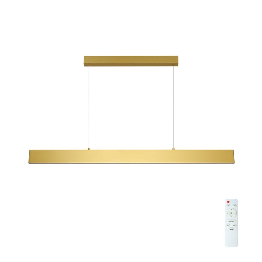 Brilagi - LED pendel dæmpbar SLIMLINE LED/40W/230V 3000-6000K guldfarvet + fjernbetjening