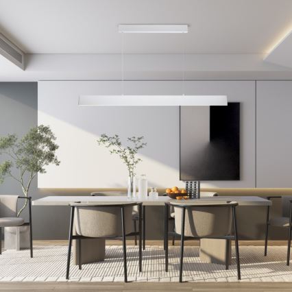Brilagi - LED pendel dæmpbar SLIMLINE LED/40W/230V 3000-6000K hvid + fjernbetjening