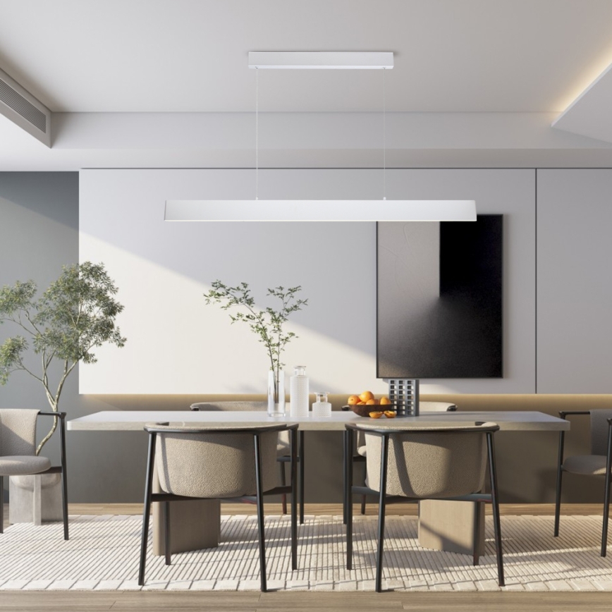 Brilagi - LED pendel dæmpbar SLIMLINE LED/40W/230V 3000-6000K hvid + fjernbetjening