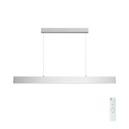Brilagi - LED pendel dæmpbar SLIMLINE LED/40W/230V 3000-6000K sølvfarvet + fjernbetjening