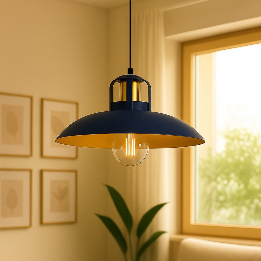 Brilagi - LED Pendel FLAMENGO 1xE27/60W/230V blå