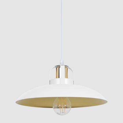 Brilagi - LED Pendel FLAMENGO 1xE27/60W/230V hvid