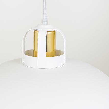 Brilagi - LED Pendel FLAMENGO 1xE27/60W/230V hvid