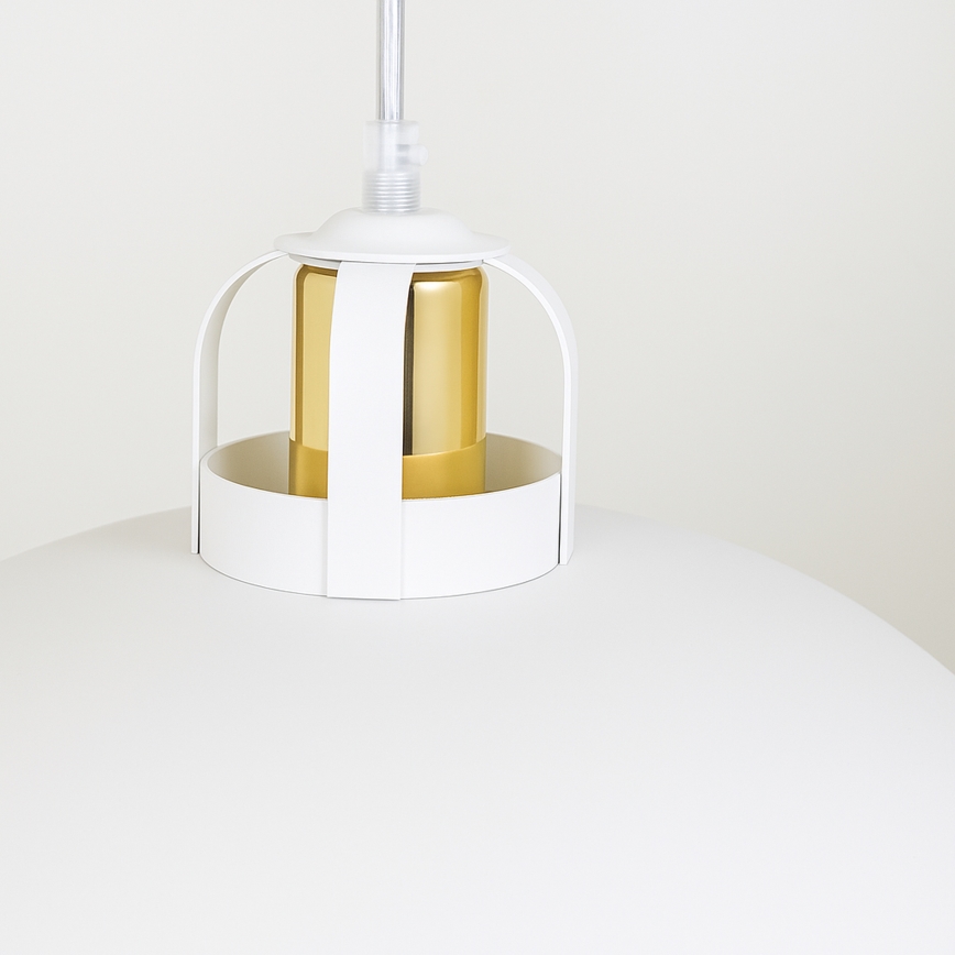 Brilagi - LED Pendel FLAMENGO 1xE27/60W/230V hvid