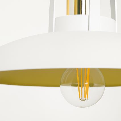 Brilagi - LED Pendel FLAMENGO 1xE27/60W/230V hvid