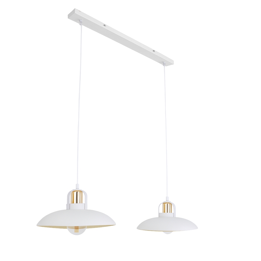 Brilagi - LED Pendel FLAMENGO 2xE27/60W/230V hvid