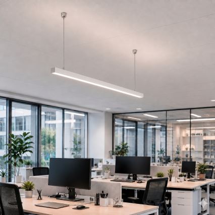 Brilagi - LED pendel FULLDAY LED/20/30/40W/230V 2700/4000/6000K 120 cm hvid