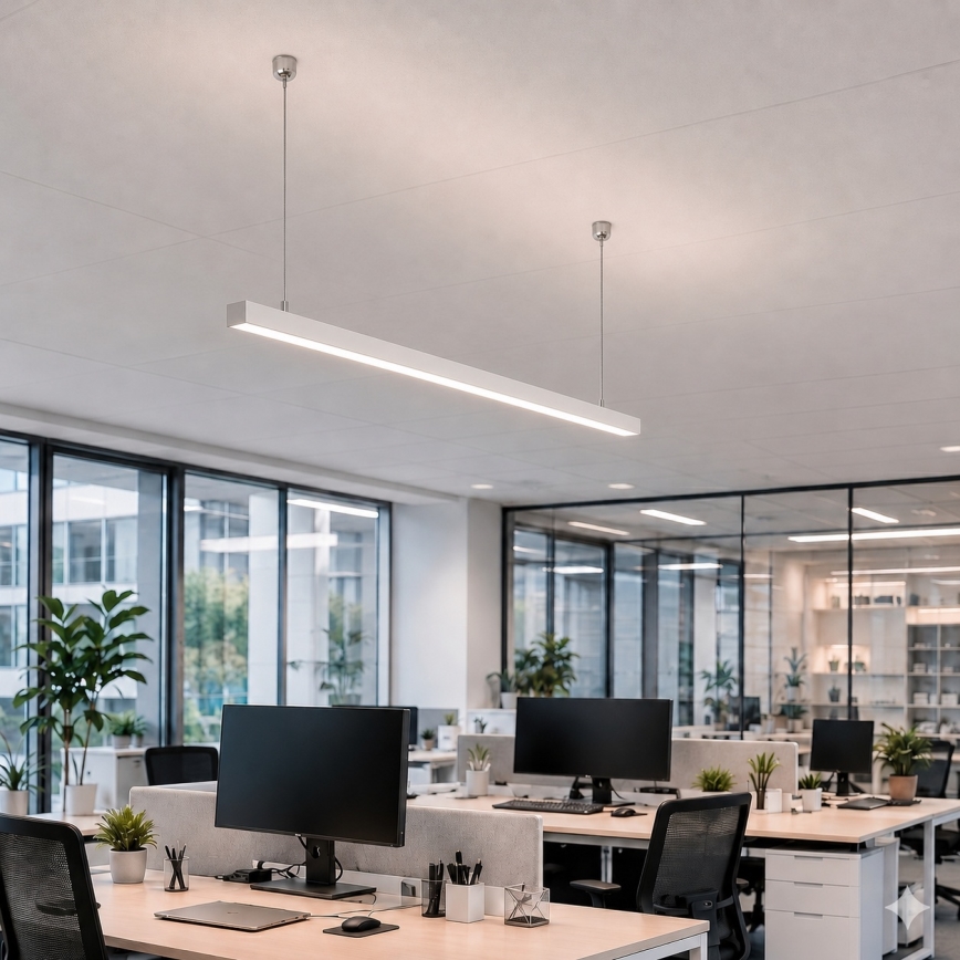 Brilagi - LED pendel FULLDAY LED/20/30/40W/230V 2700/4000/6000K 120 cm hvid