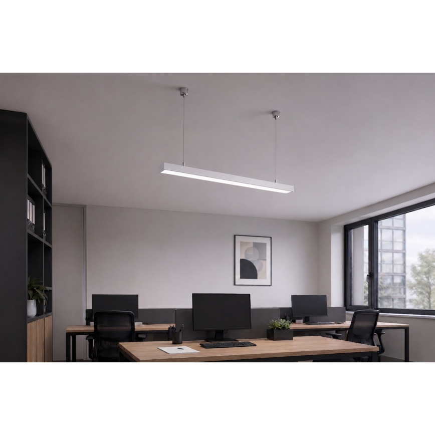 Brilagi - LED pendel FULLDAY LED/20/30/40W/230V 2700/4000/6000K 120 cm hvid