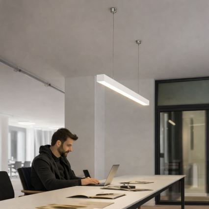 Brilagi - LED pendel FULLDAY LED/20/30/40W/230V 2700/4000/6000K 120 cm hvid