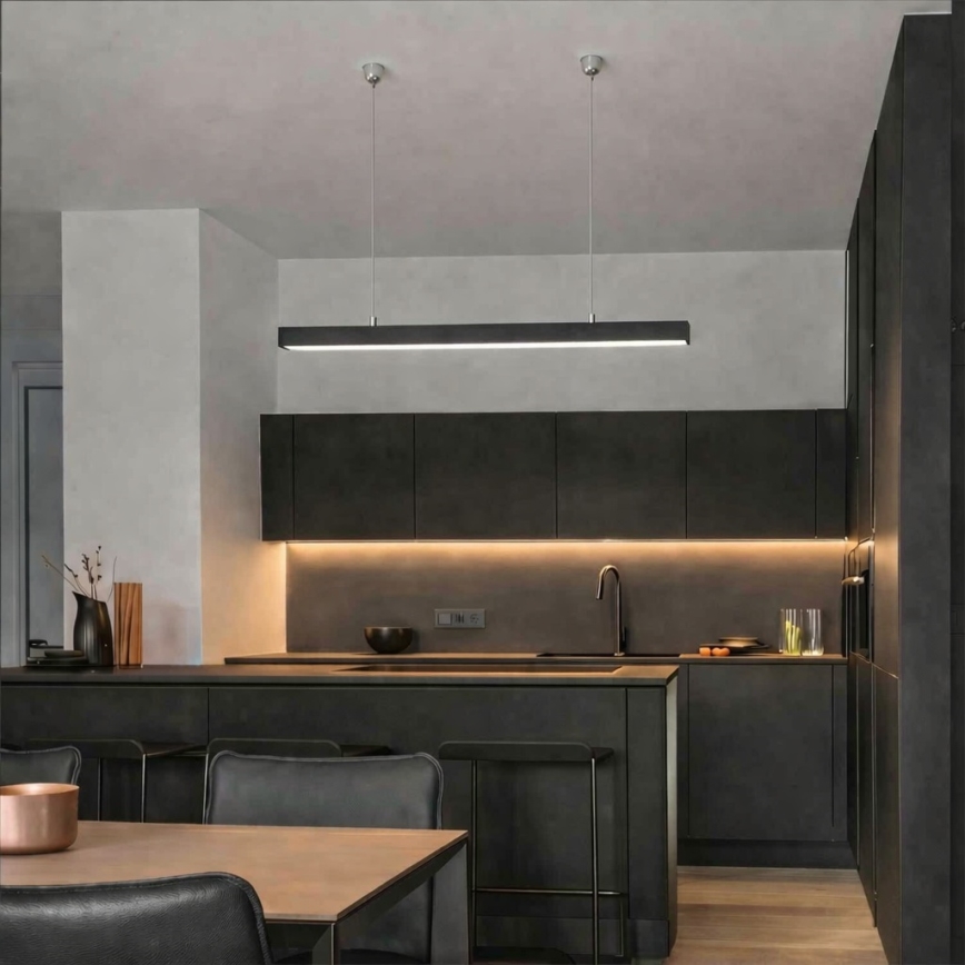Brilagi - LED-pendel FULLDAY LED/20/30/40W/230V 2700/4000/6000K 120 cm sort